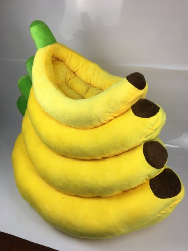 Washable Pet Banana Kennel Pet Pad - PawLux1