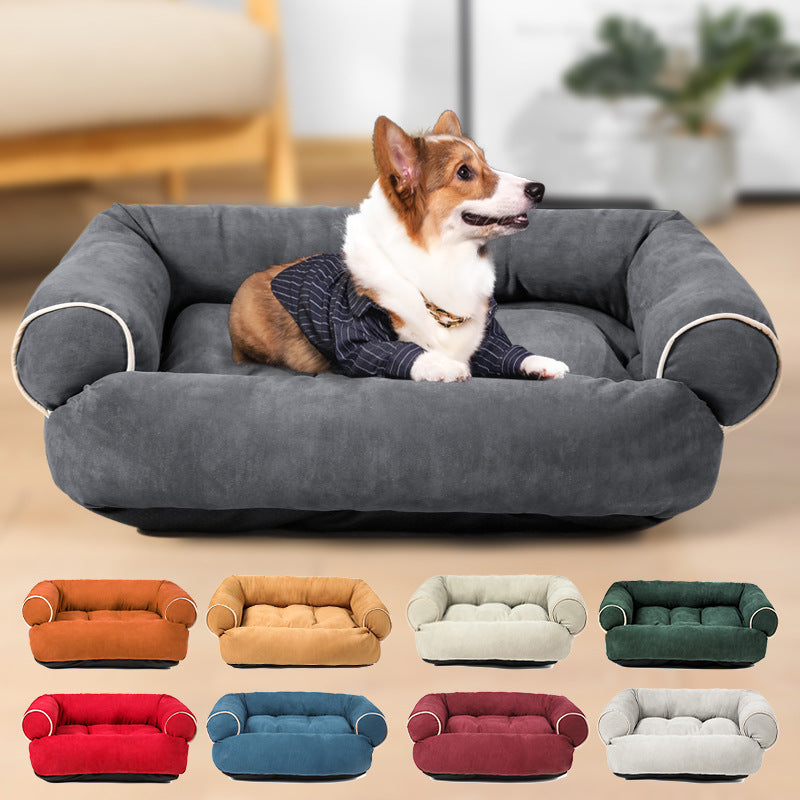 Dog Sofa Bed Sleeping Bag Kennel Cat Puppy Sofa Bed Pet House Winter Warm Beds Cushion - PawLux1