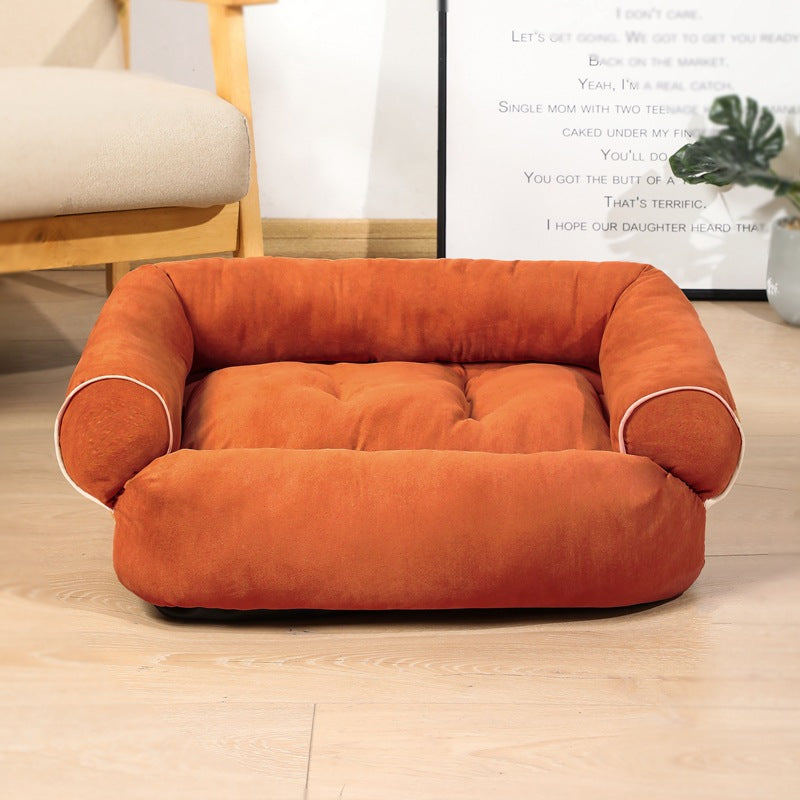 Dog Sofa Bed Sleeping Bag Kennel Cat Puppy Sofa Bed Pet House Winter Warm Beds Cushion - PawLux1