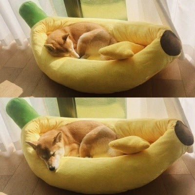 Washable Pet Banana Kennel Pet Pad - PawLux1