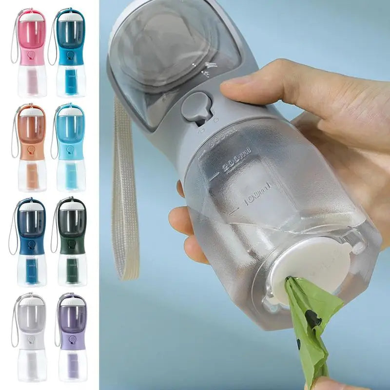 Dog Water Cup Drinking Food Garbage Bag Three-in-one Portable Small Multi-functional Pet Cups Pets Supplies - PawLux1