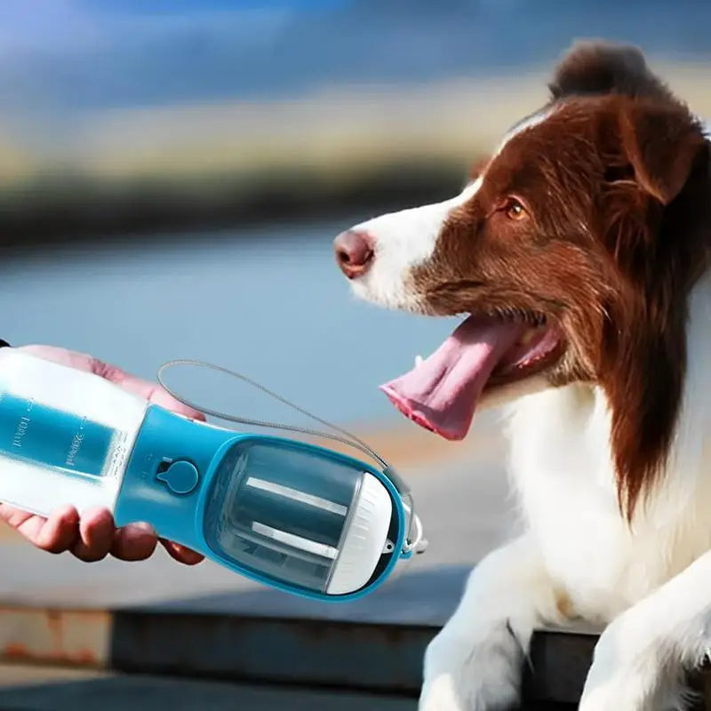 Dog Water Cup Drinking Food Garbage Bag Three-in-one Portable Small Multi-functional Pet Cups Pets Supplies - PawLux1