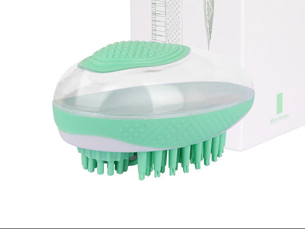 Dog Cat Bath Brush 2-in-1 Pet SPA Massage Comb Soft Silicone Pets Shower Hair Grooming Cmob Dog Cleaning Tool Pet Products - PawLux1