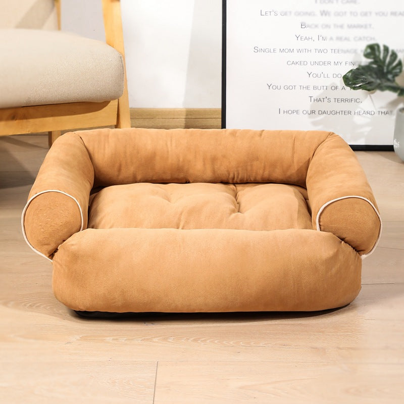 Dog Sofa Bed Sleeping Bag Kennel Cat Puppy Sofa Bed Pet House Winter Warm Beds Cushion - PawLux1