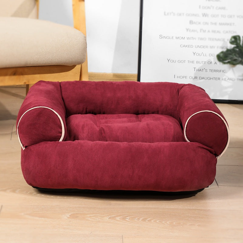 Dog Sofa Bed Sleeping Bag Kennel Cat Puppy Sofa Bed Pet House Winter Warm Beds Cushion - PawLux1