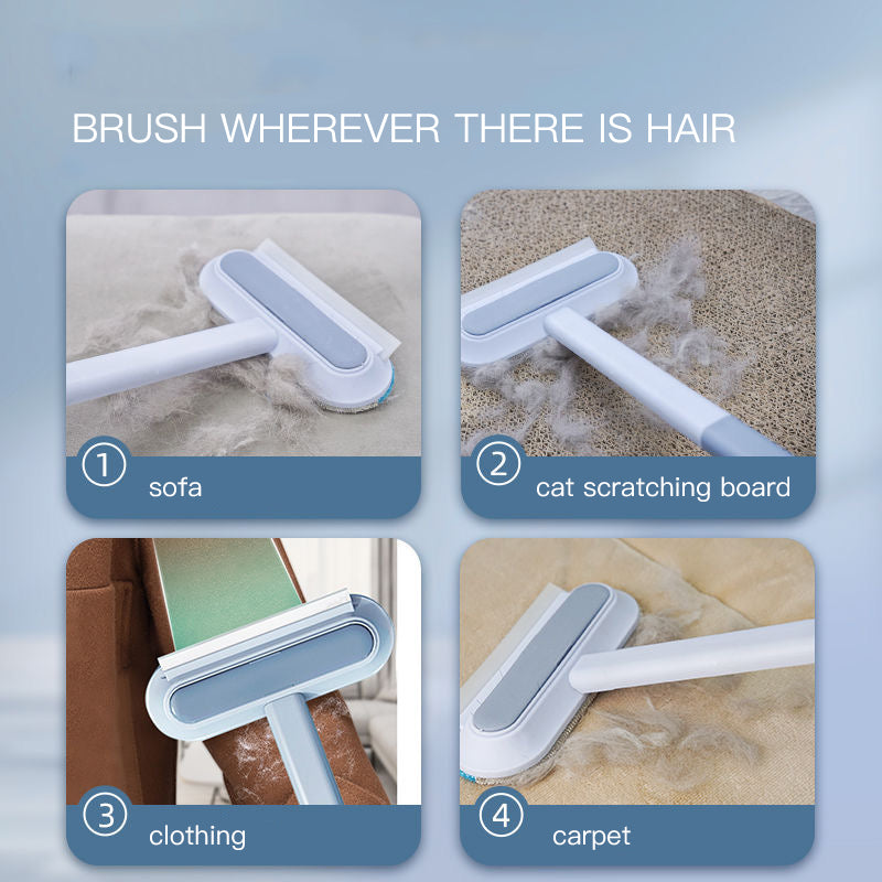 4 In 1 Multifunctional Hair Removal Brush Pet Dog Cat Hair Cleaner Brush Cat Hair Remover Window Screen Cleaning Tool Gadgets - PawLux1
