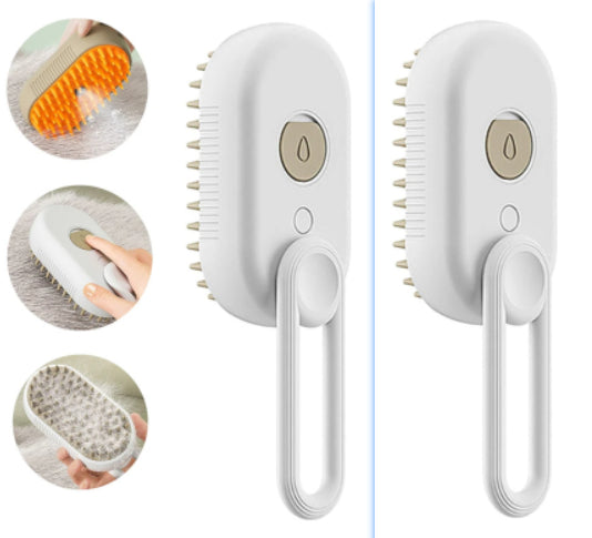 Cat Steam Brush Steamy Dog Brush 3 In 1 Electric Spray Cat Hair Brushes For Massage Pet Grooming Comb Hair Removal Combs Pet Products - PawLux1